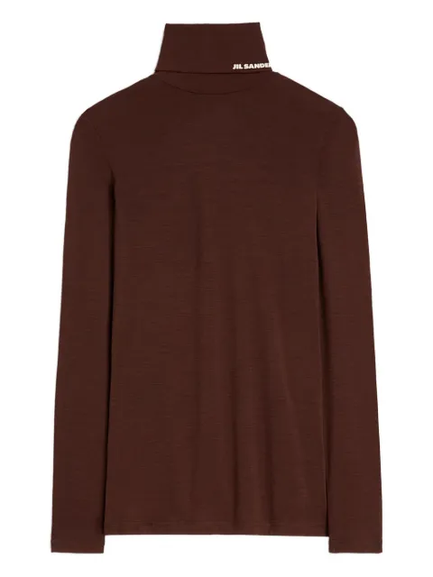 Jil Sander playera con cuello vuelto