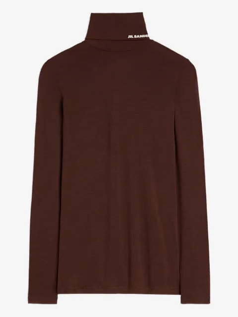 Jil Sander Camiseta de gola alta