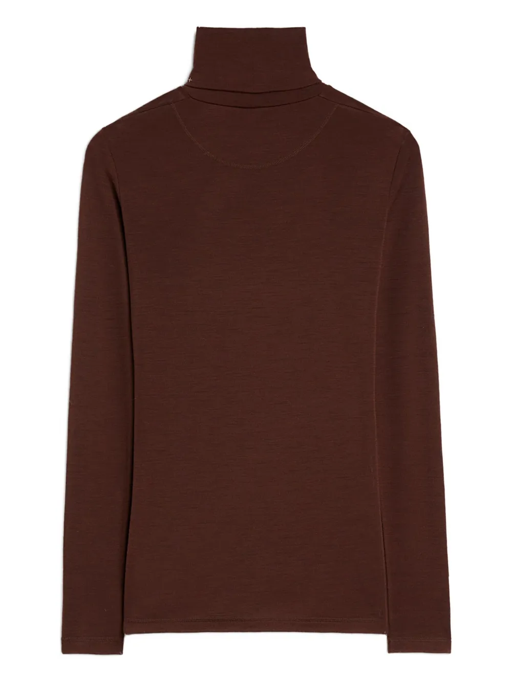 Jil Sander Roll-neck T-shirt In Brown