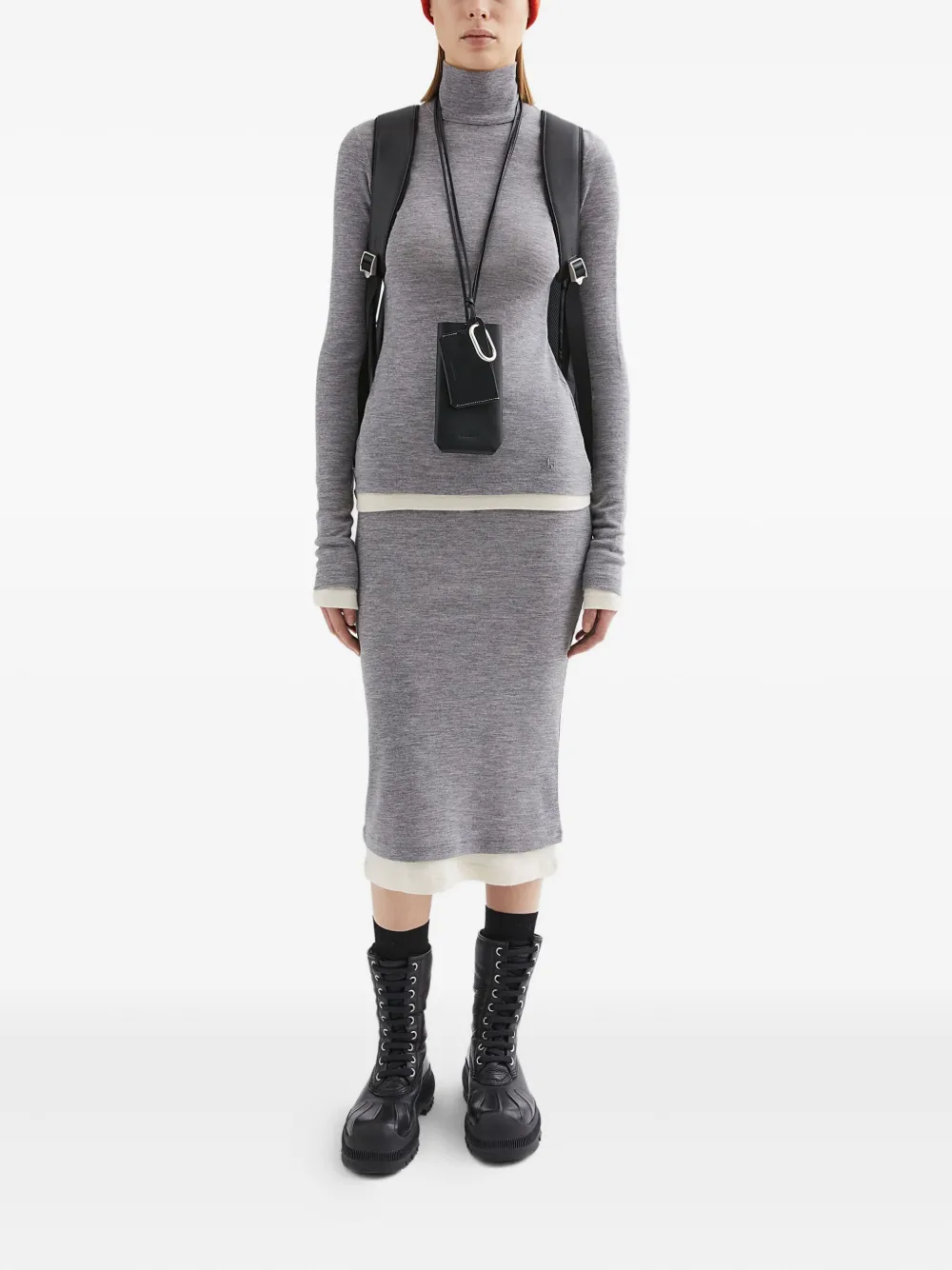 JIL SANDER+ wool layered T-shirt | T-Shirts & Jersey Shirts | Image 2
