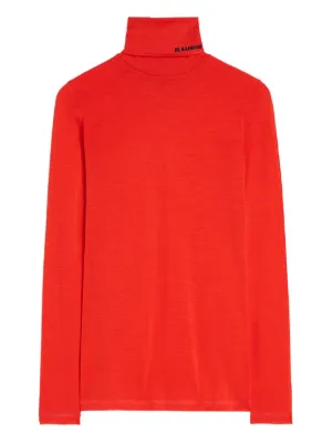 Jil Sander タートルネック セーター | レッド | FARFETCH JP