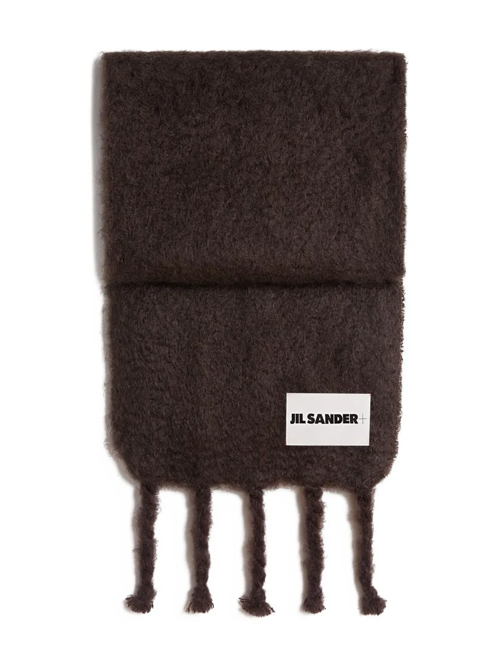 JIL SANDER+ mascada con motivo Arrows | marrón | Image 1