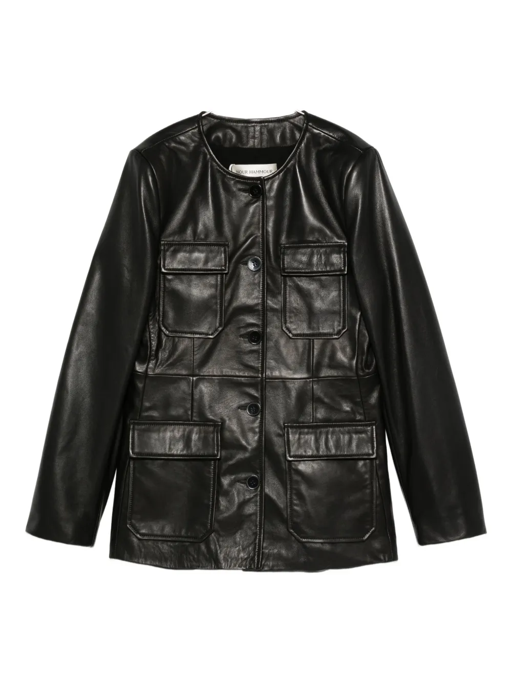 leather blazer