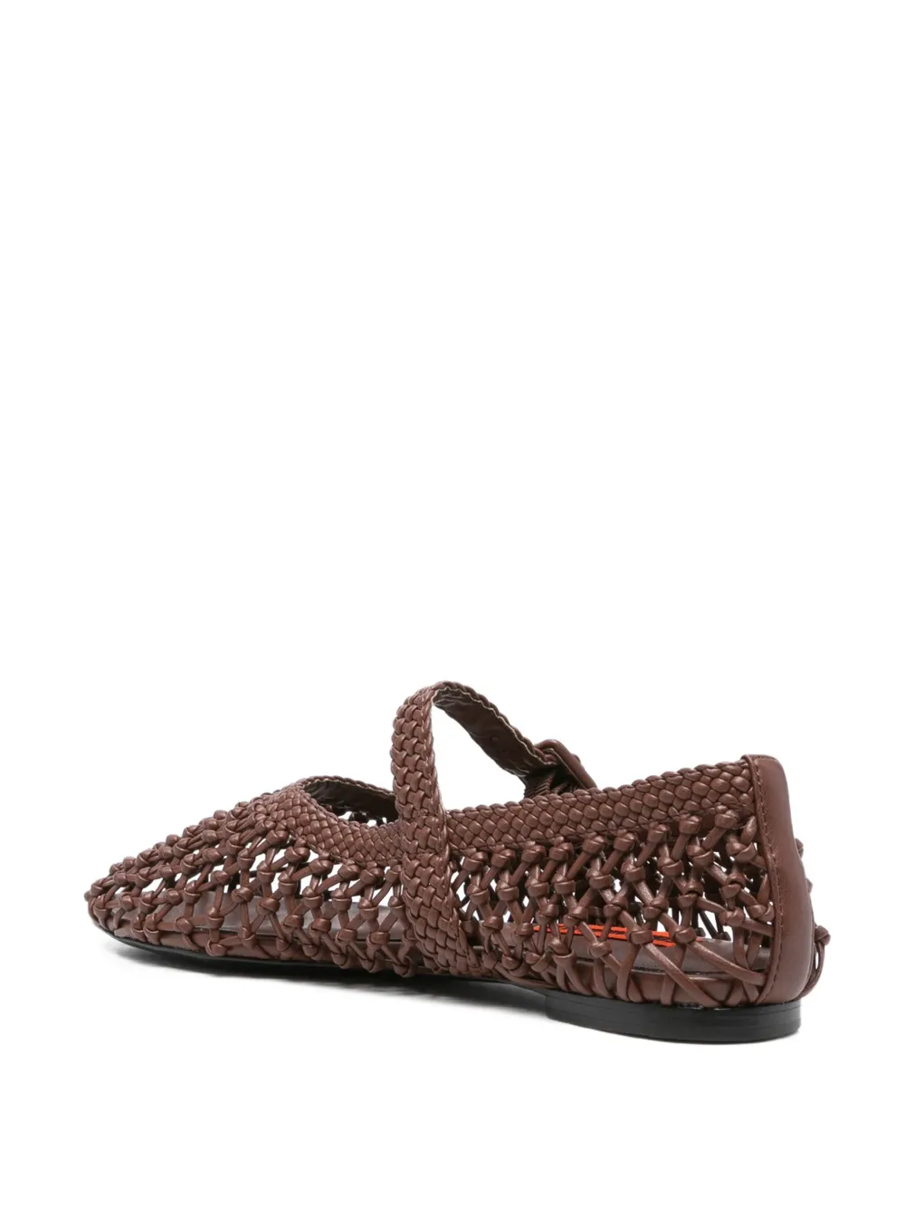 Simon Miller leather ballet flats Brown