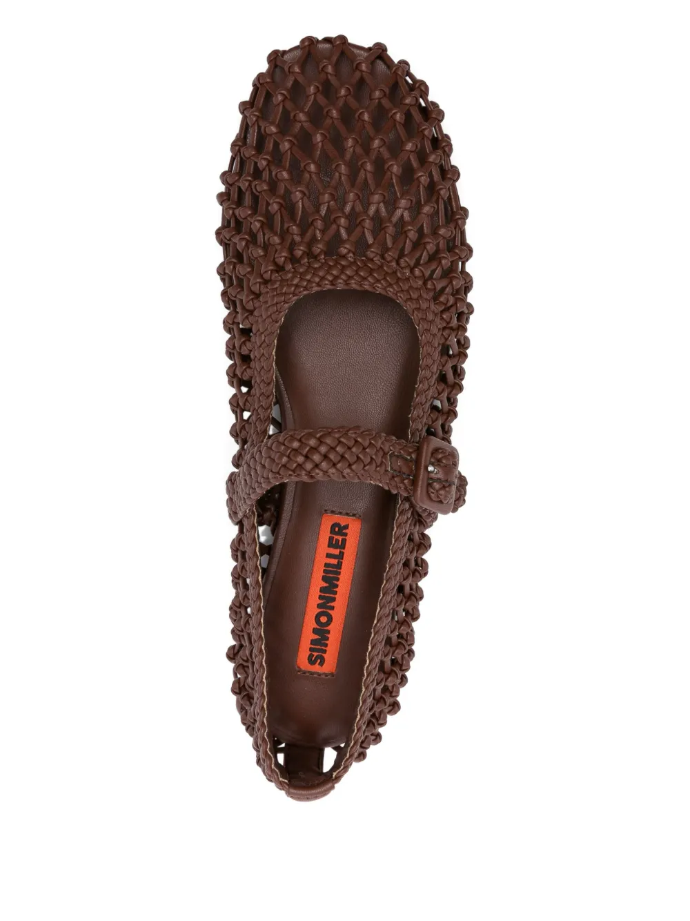 Simon Miller leather ballet flats Brown