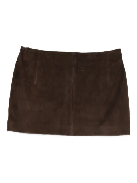 Nour Hammour Saia Avery de camurça