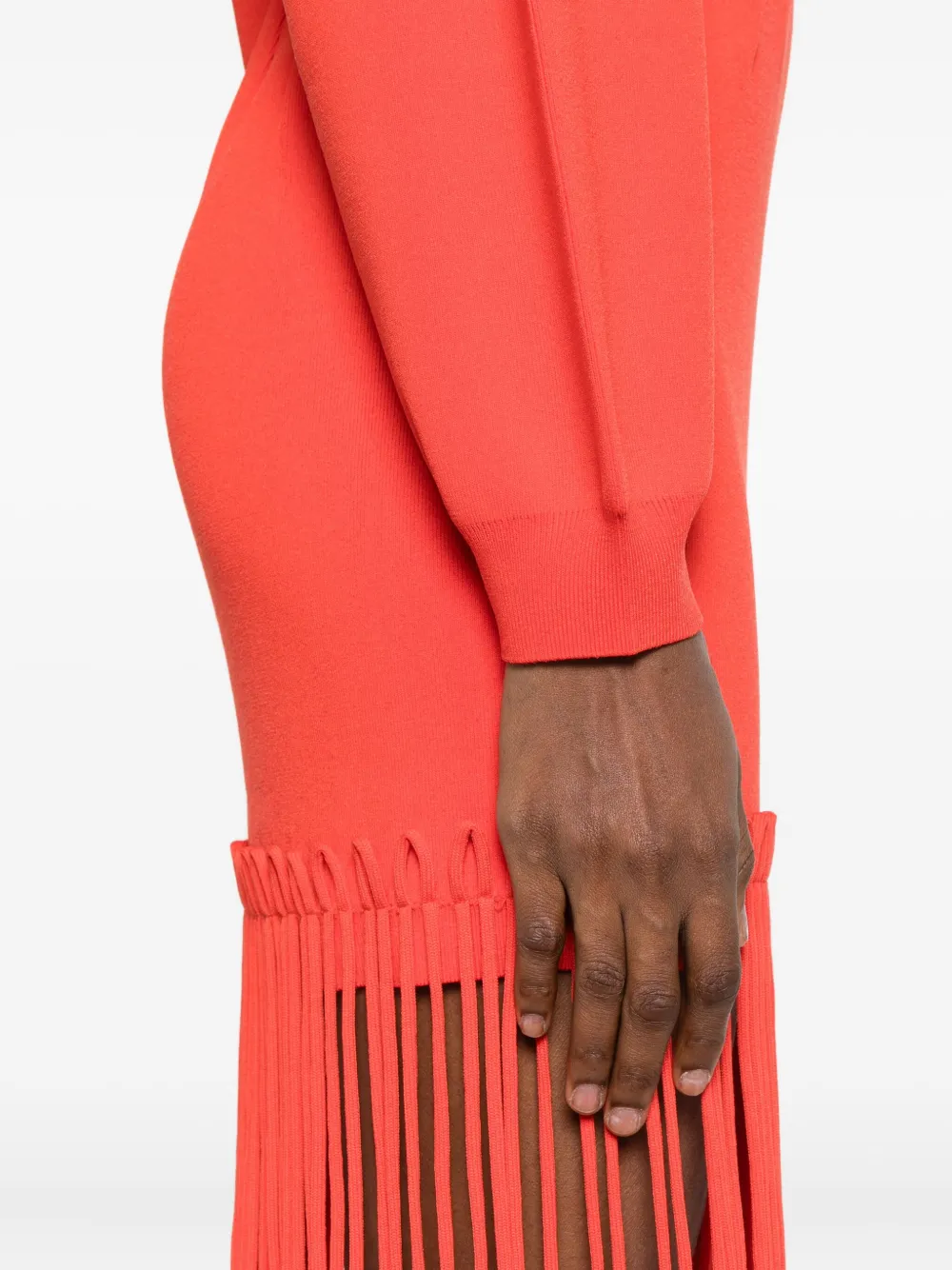 Simon Miller Wallis jurk met franje Rood