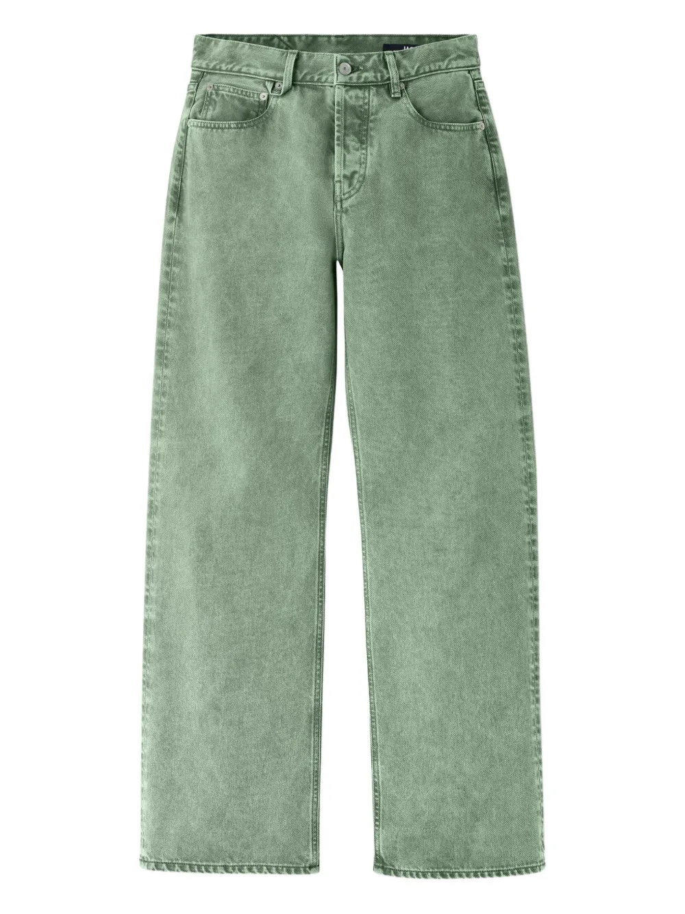 Jacquemus Straight-leg Jeans In Green