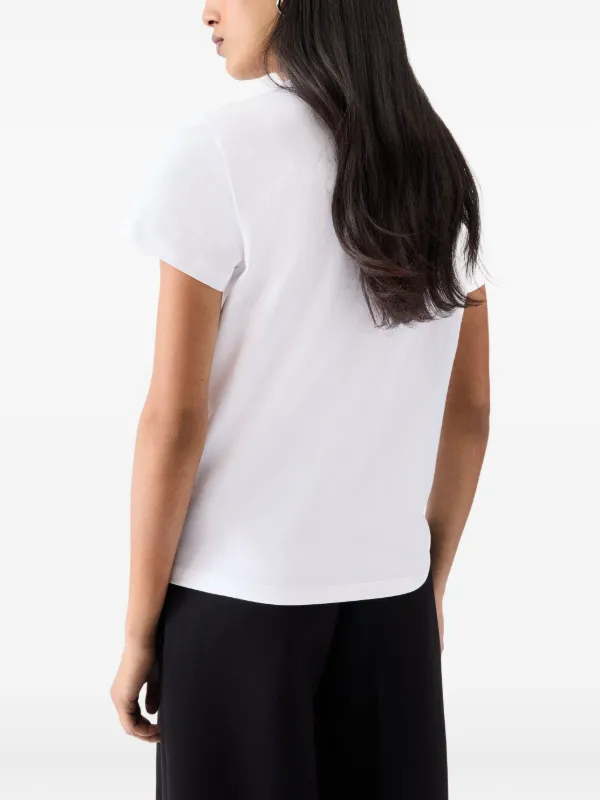 Jacquemus ロゴパッチ Tシャツ | ホワイト | FARFETCH JP