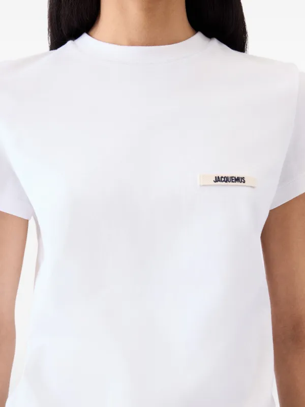 Jacquemus ロゴパッチ Tシャツ | ホワイト | FARFETCH JP