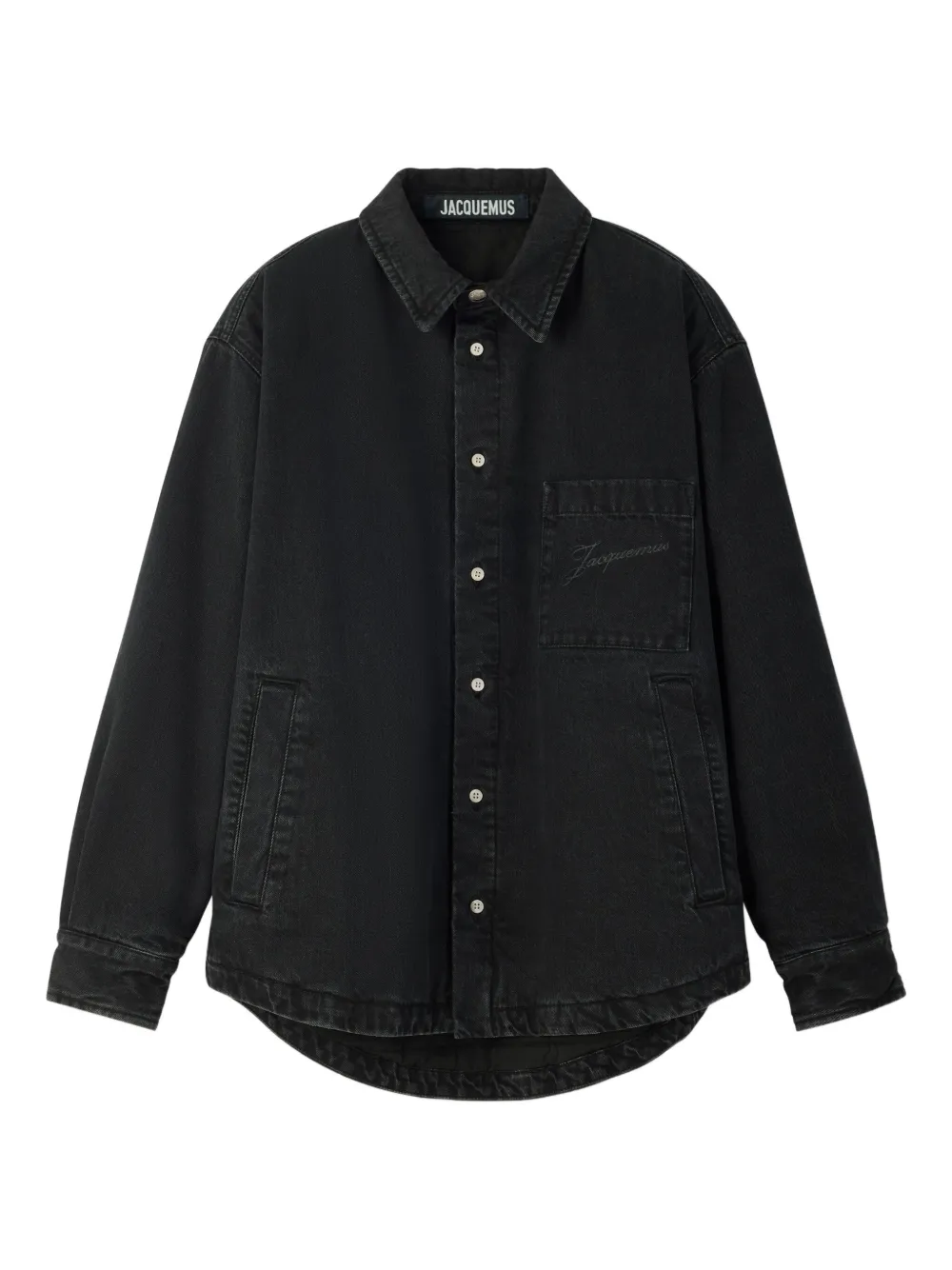 Jacquemus Denim overhemd Zwart