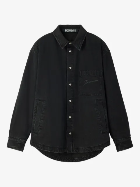 Jacquemus denim button-up shirt