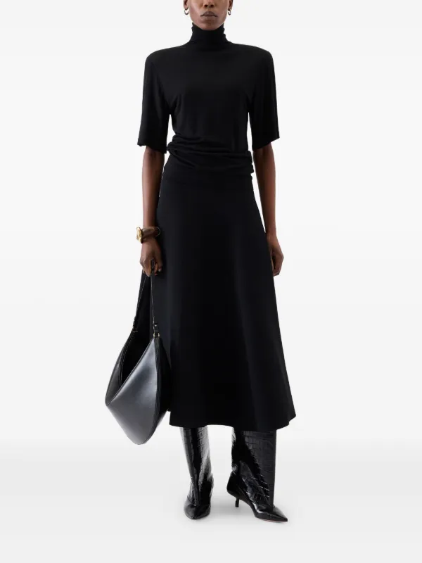 Jacquemus Turtleneck short-sleeve Top | Black | FARFETCH