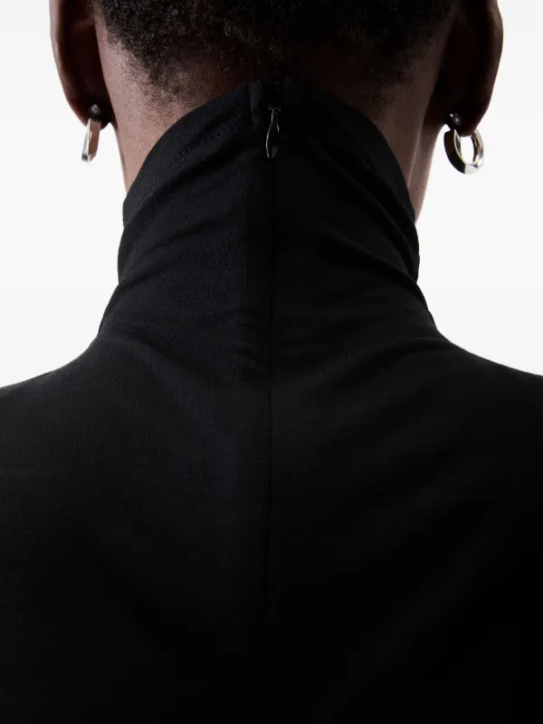 Jacquemus Turtleneck short-sleeve Top | Black | FARFETCH