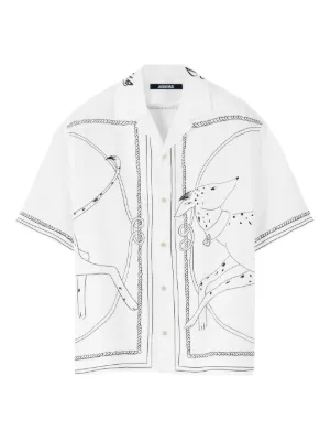 JACQUEMUS シャツ Jacquemus button-up Denim Shirt | Blue | FARFETCH
