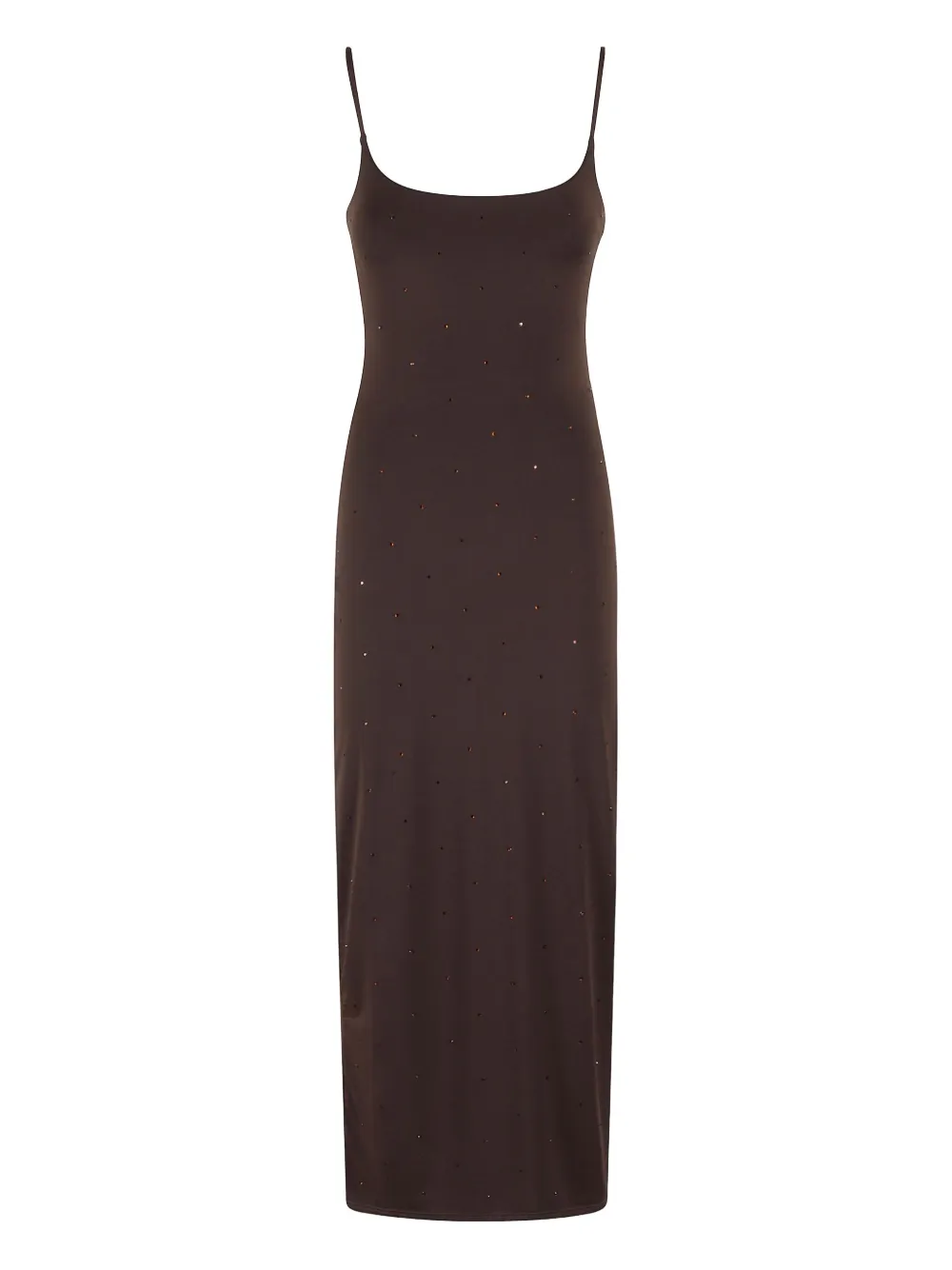 MC2 Saint Barth Evy midi-jurk - Bruin