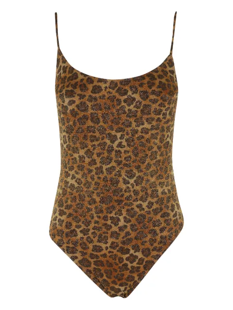 MC2 Saint Barth traje de baño con estampado de leopardo