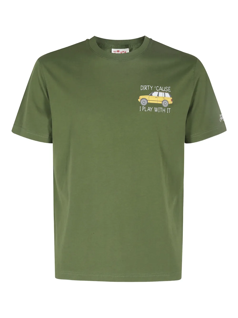 MC2 Saint Barth slogam-print T -shirt | verde | Image 1