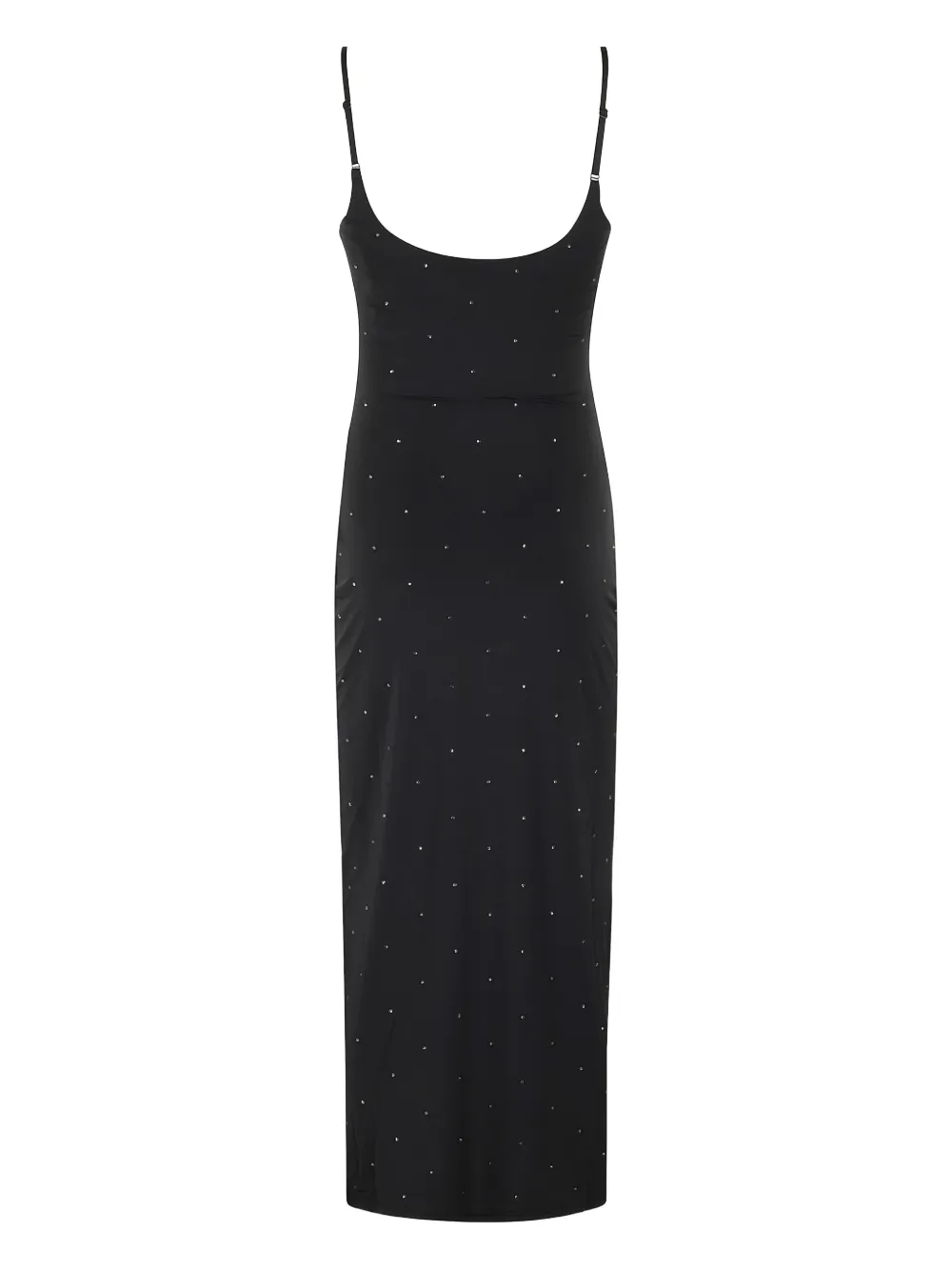 MC2 Saint Barth Evy midi-jurk - Zwart