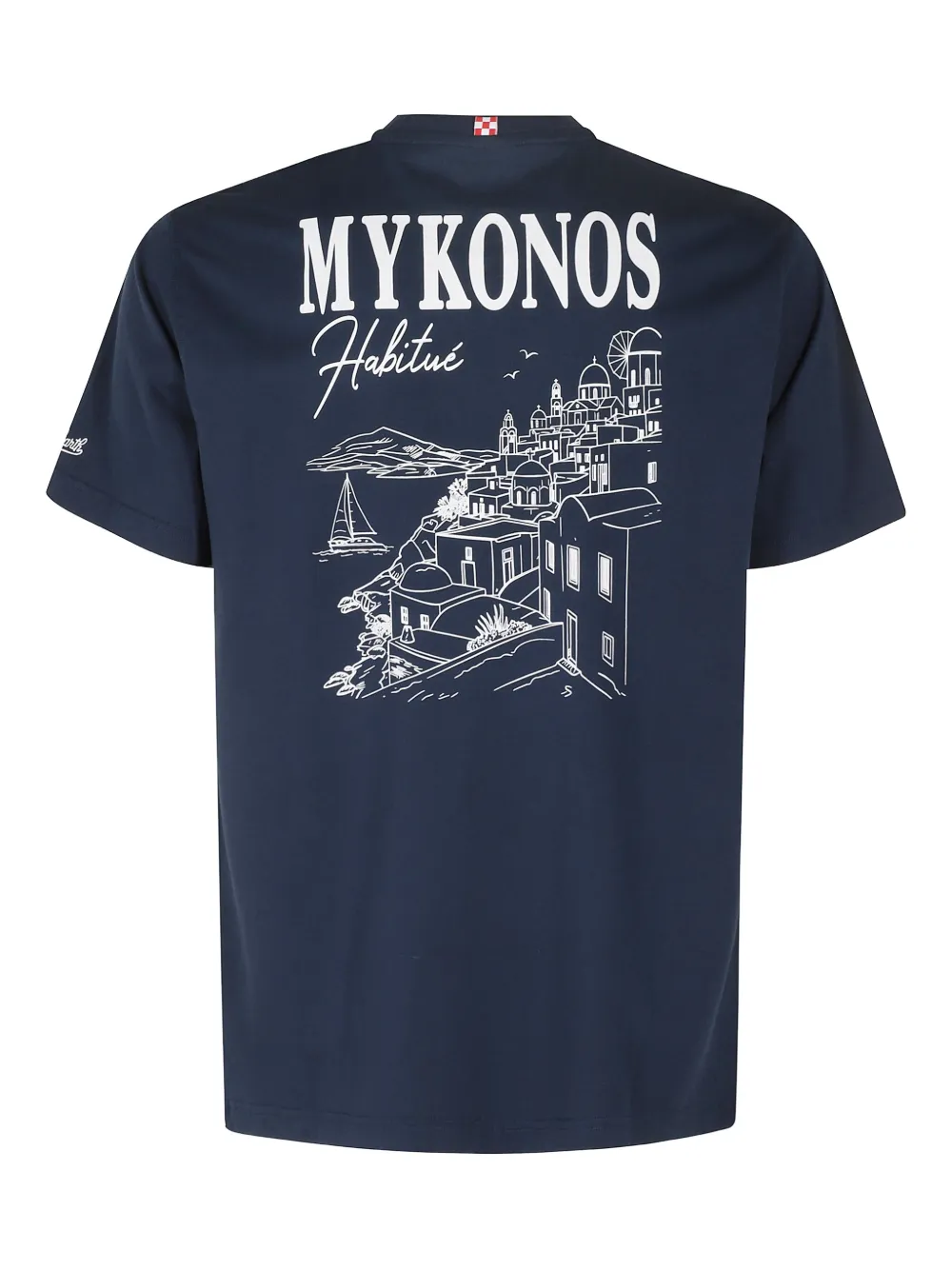 MC2 Saint Barth graphic-print T-shirt - Blauw