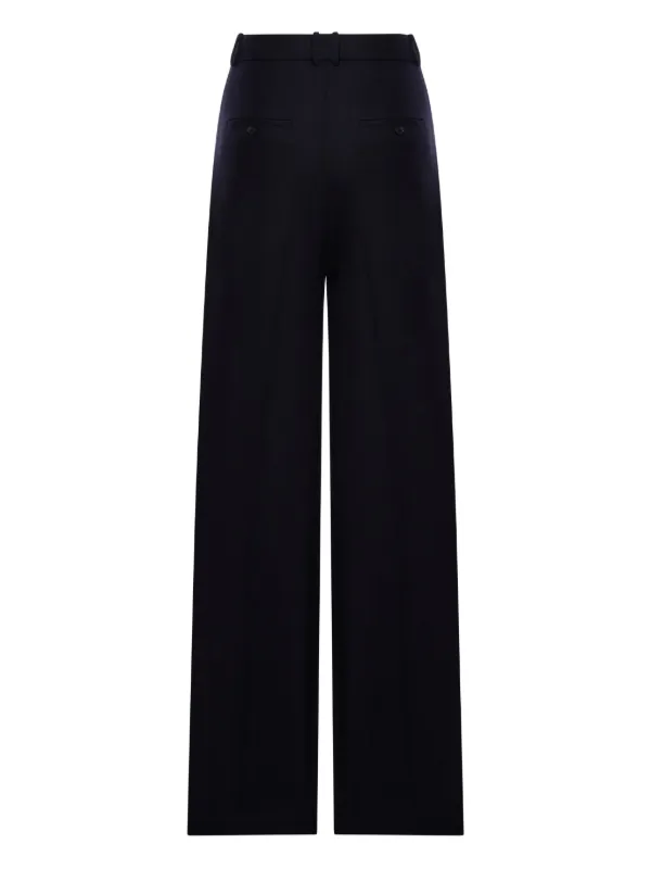 Saint Laurent wide-leg Tailored Trousers | Blue | FARFETCH