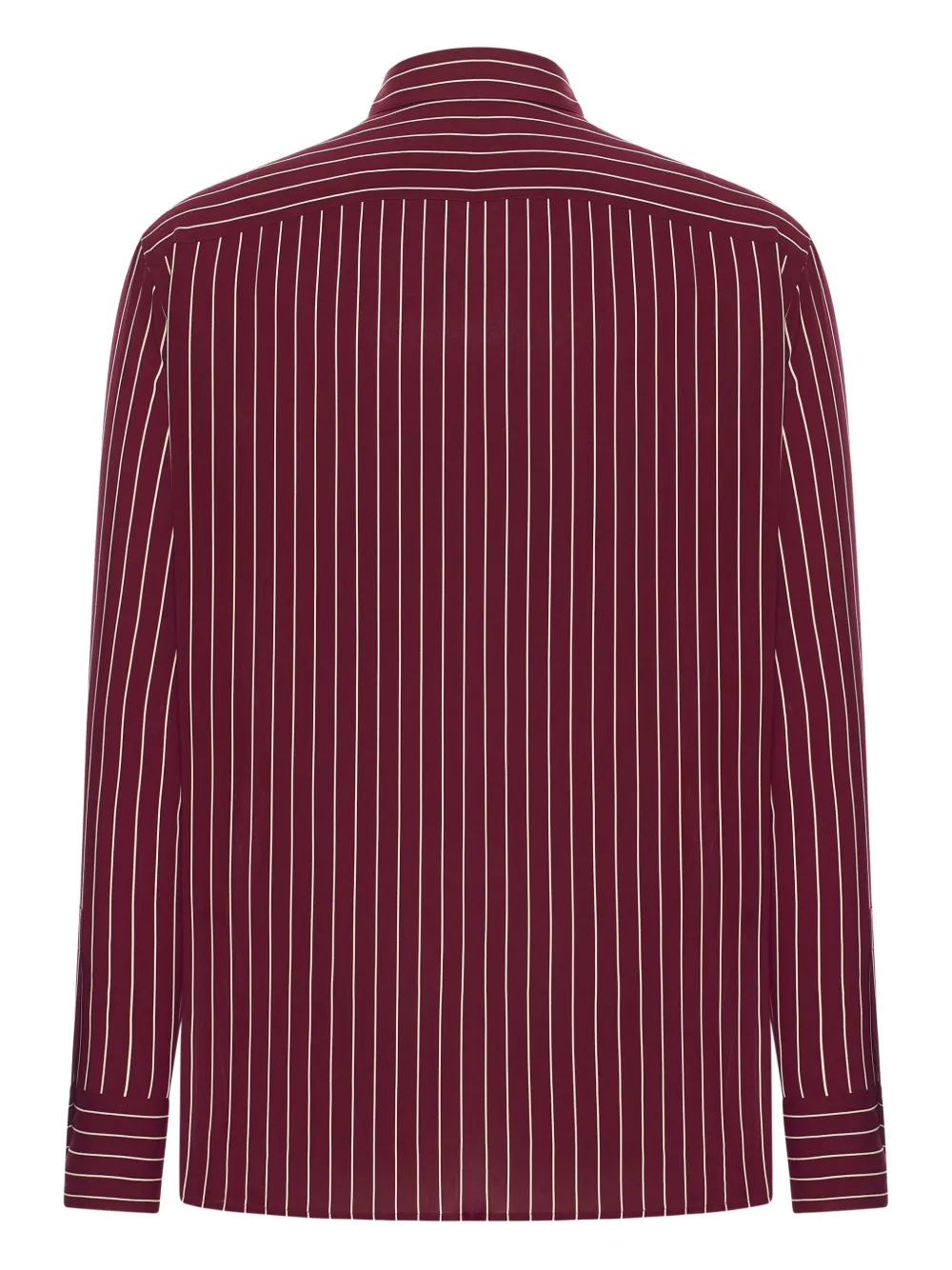 Saint Laurent Overhemd met krijtstreep - Rood
