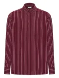 Saint Laurent striped button-up shirt - Red