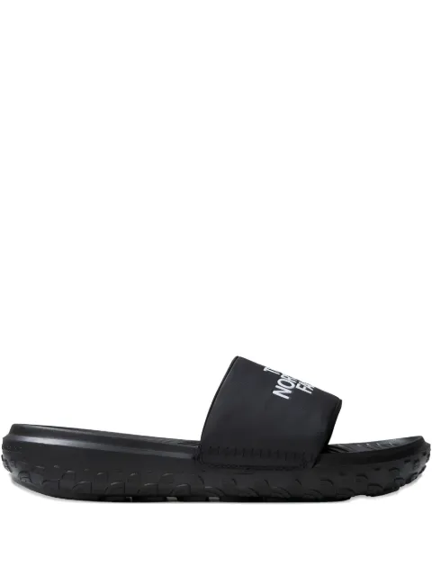 The North Face Never Stop logo-embossed textured slides
