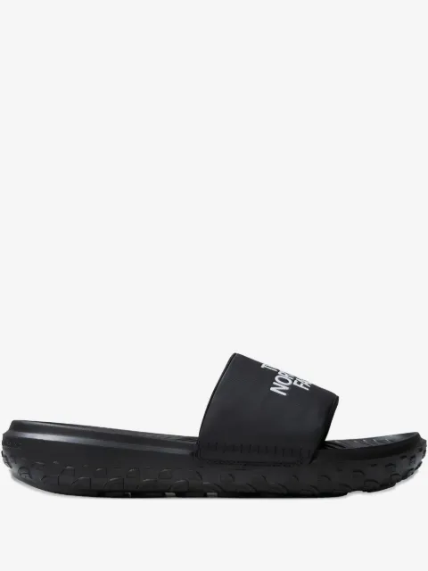 The North Face Never Stop logo-embossed textured slides