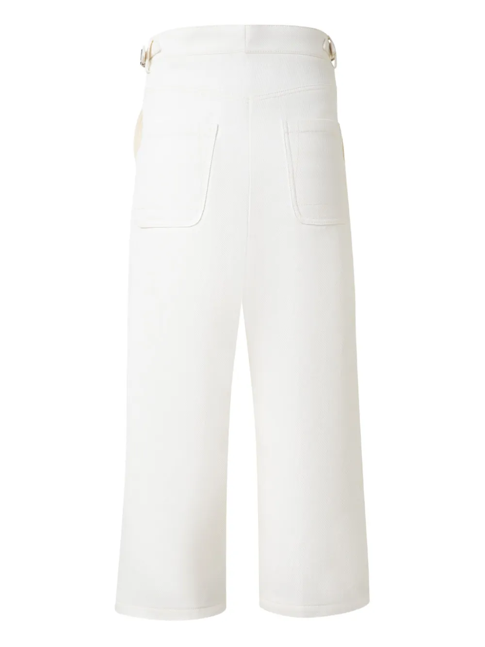 Akris Broek met wijde pijpen Wit