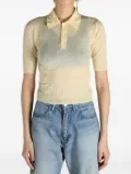 Auralee wool polo top - Yellow