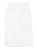 SHUSHU/TONG cut-out skirt - White