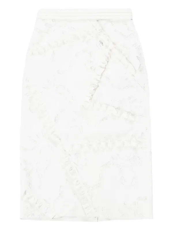 Shushu/Tong Cut-out Skirt in White
