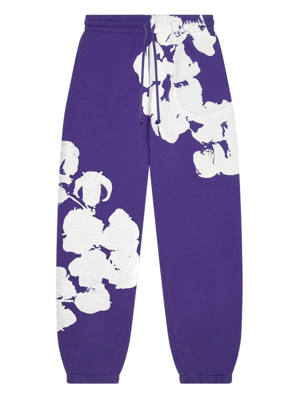 Denim Tears Pantaloni sportivi Big Cotton Wreath - Viola