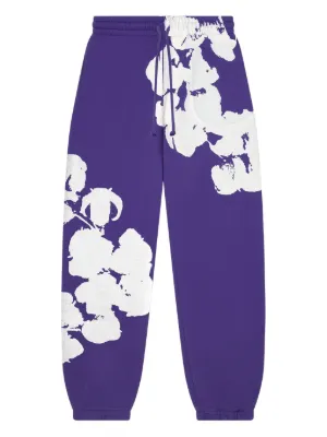 Denim Tears The Cotton Wreath Track Pants | Blue | FARFETCH