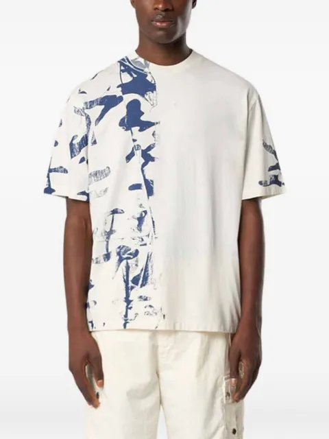 Stone Island camouflage-print T-shirt