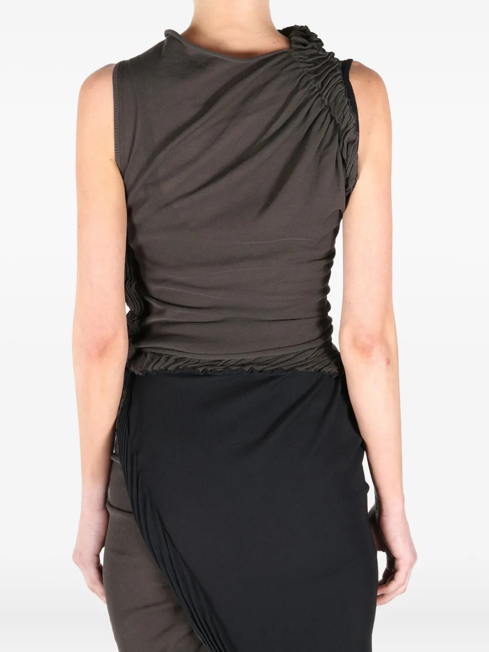 Issey Miyake Beanstalk top Zwart