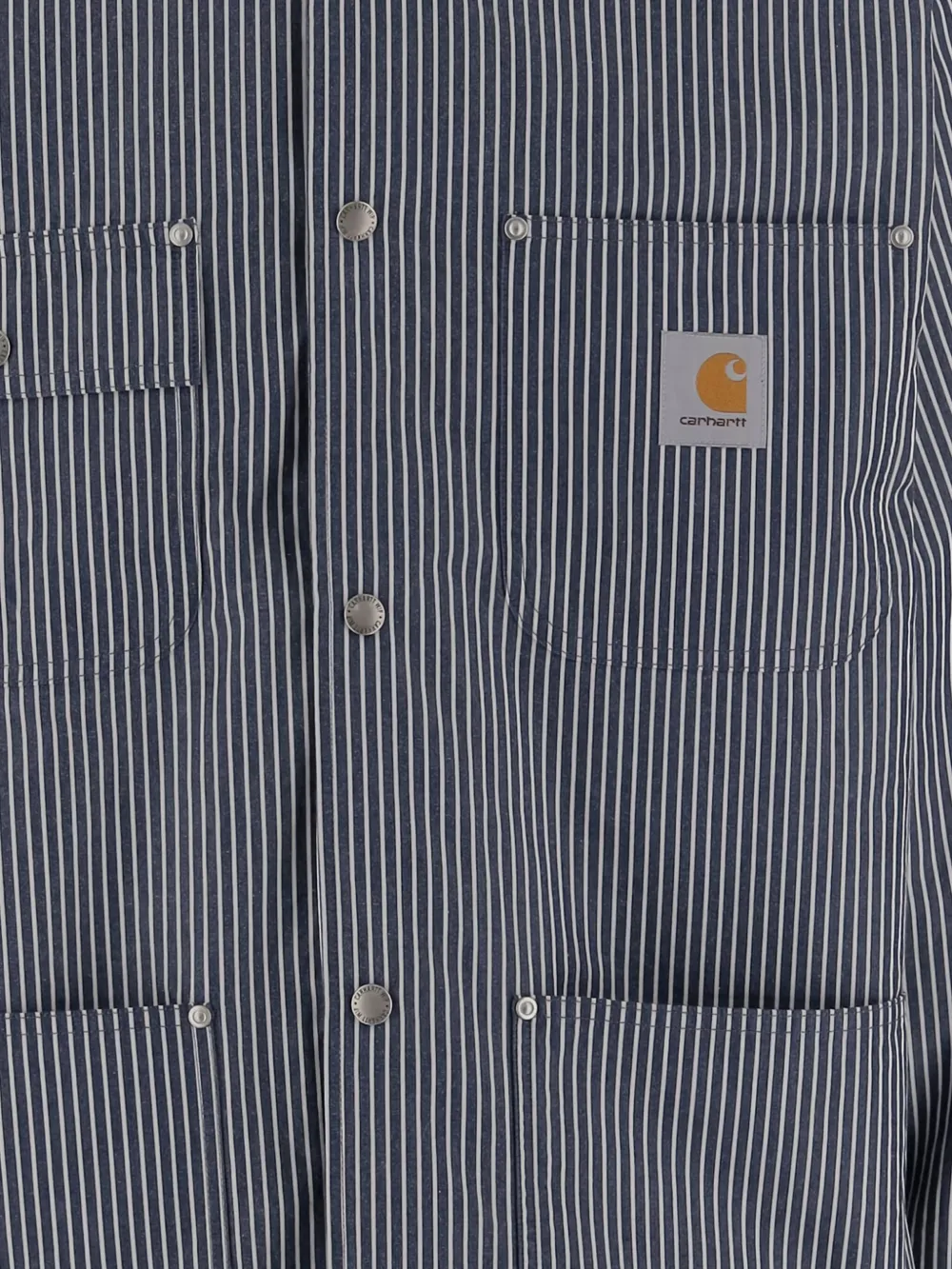 Carhartt WIP Gestreept jack Zwart