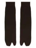 Maison Margiela Tabi split-toe socks - Brown