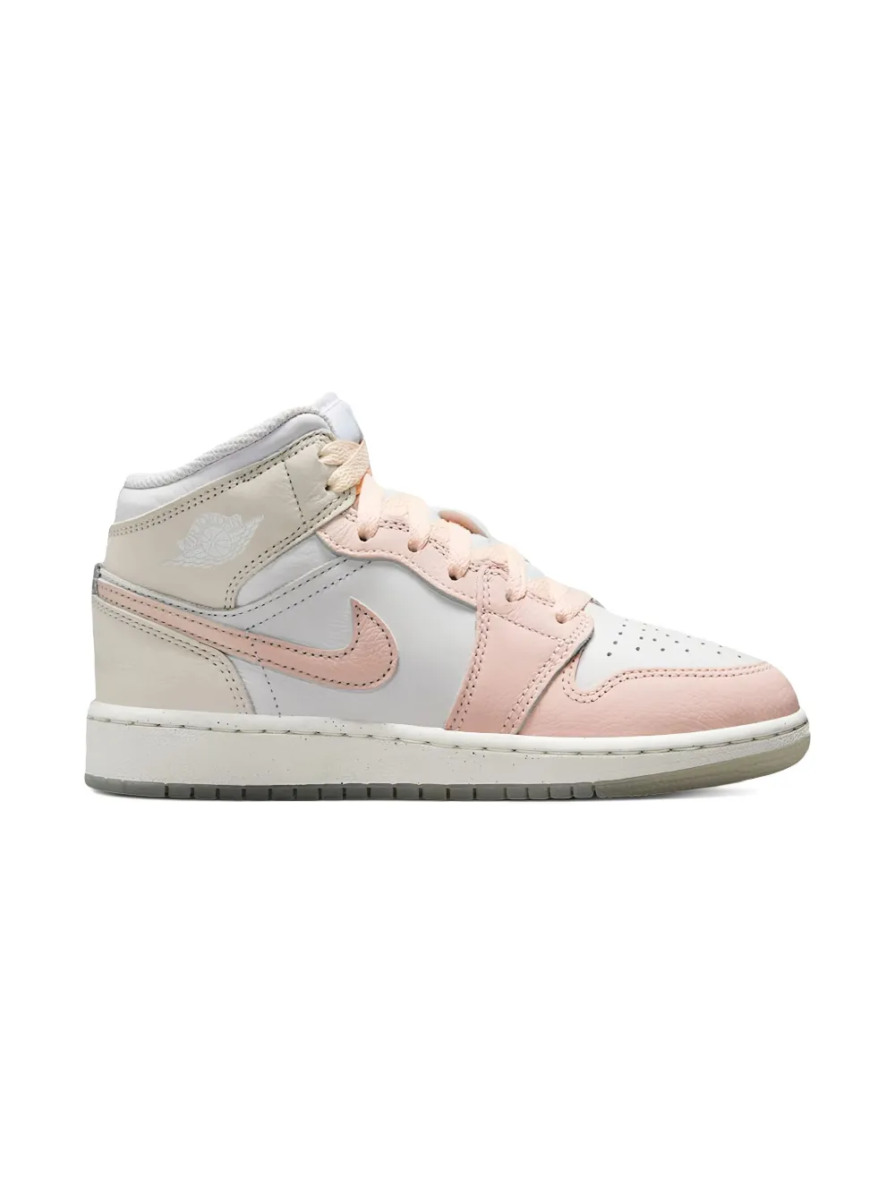 Jordan Kids Jordan 1 Mid Guava Ice sneakers - Wit