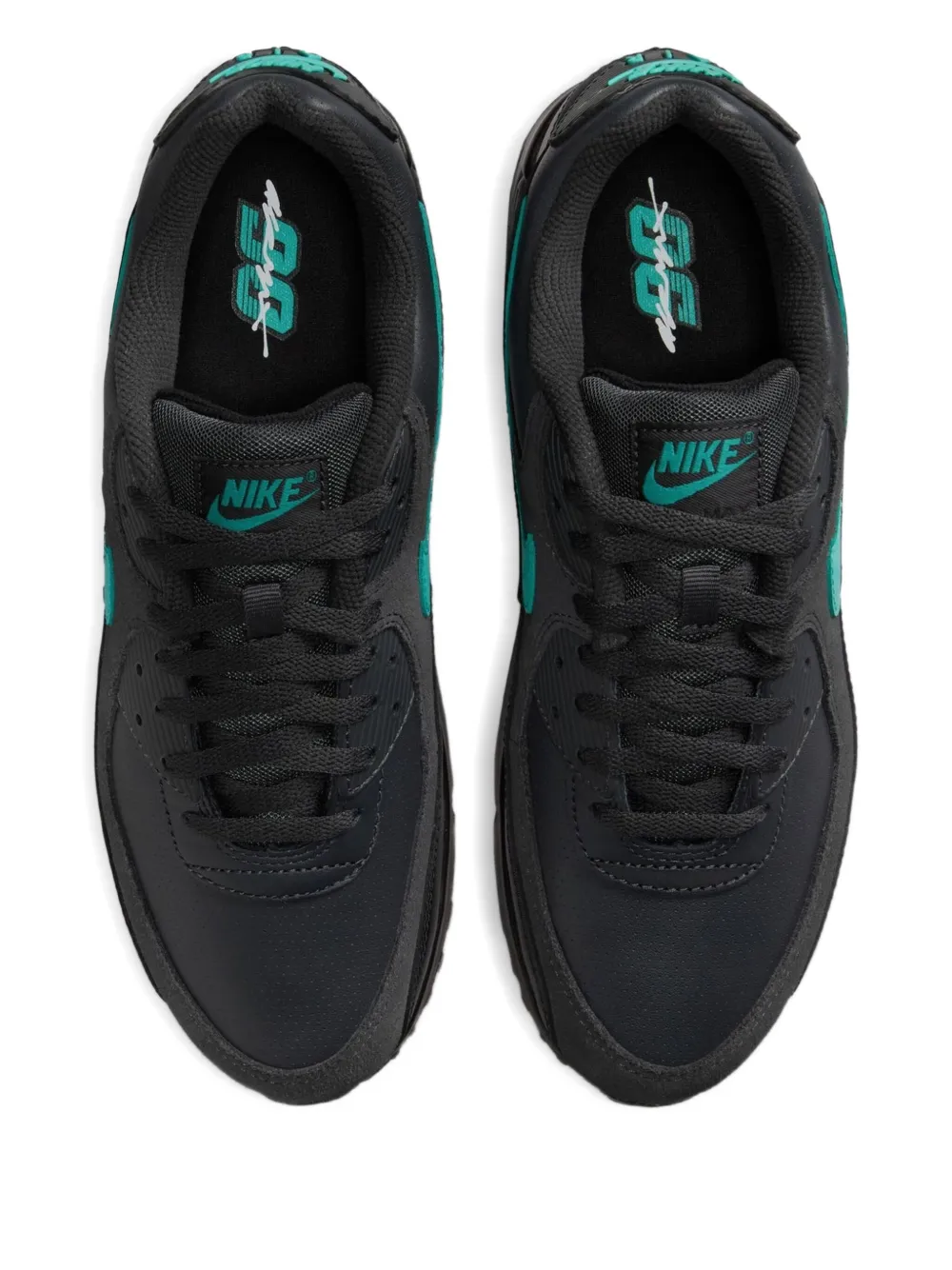 Nike Air Max 90 "Dark Smoke Grey Clear Jade II " sneakers Zwart