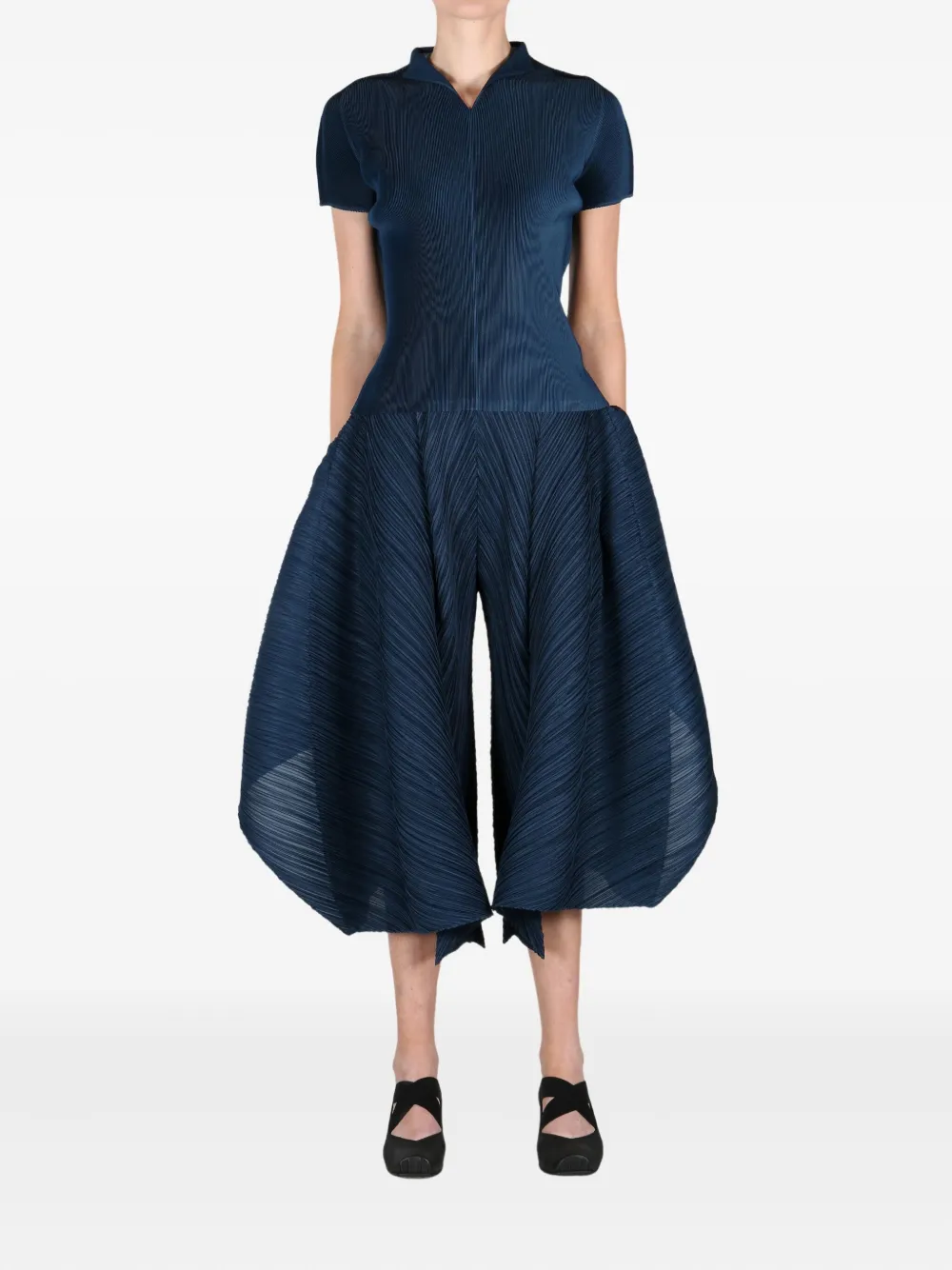 Pleats Please Issey Miyake Mist April blouse - Blauw