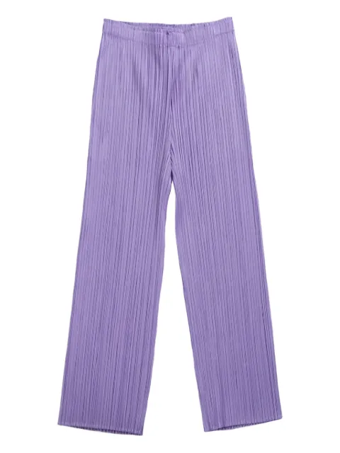 Pleats Please Issey Miyake cropped tapered trousers