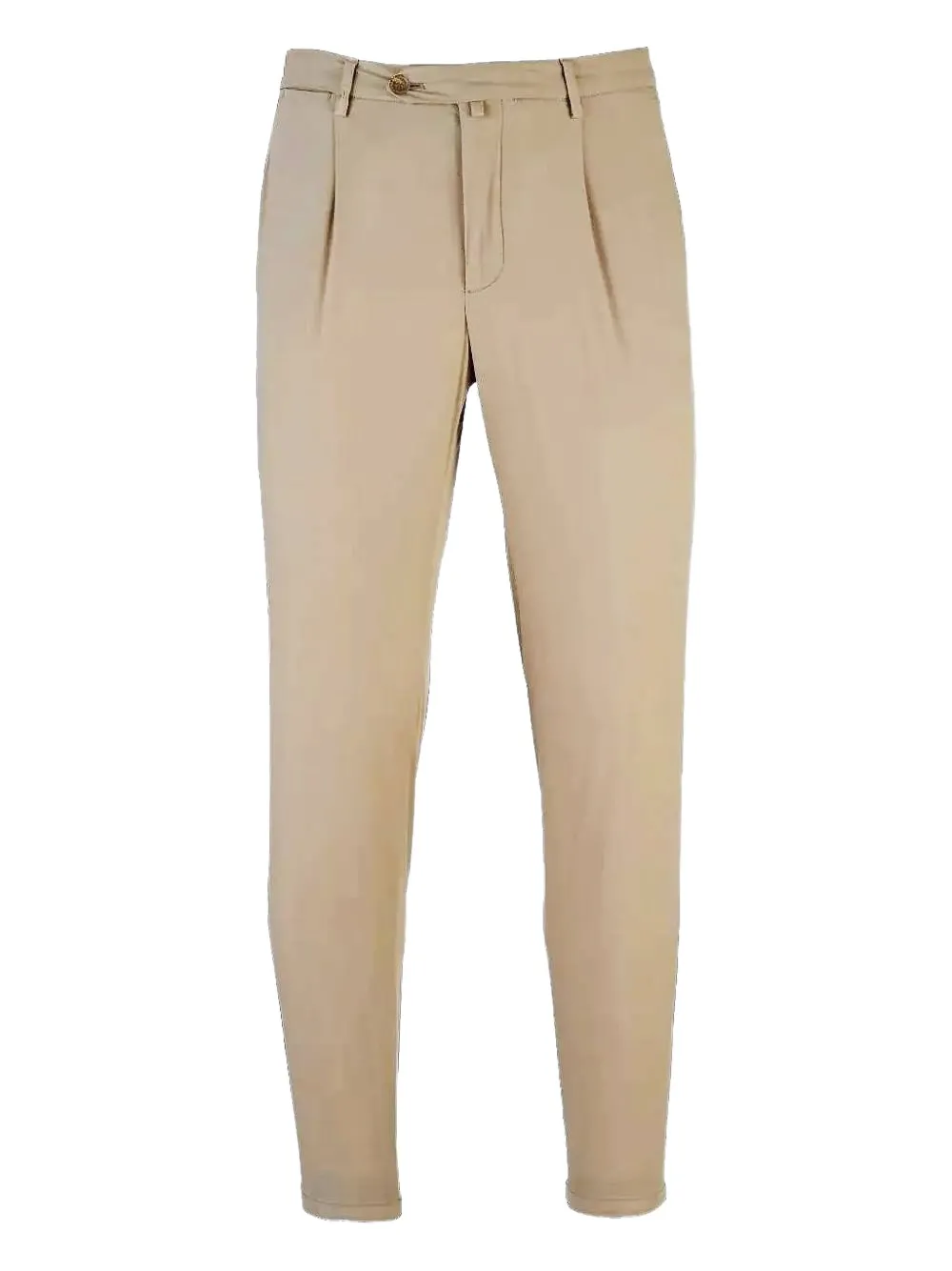 Briglia 1949 Broek met geplooid detail Beige