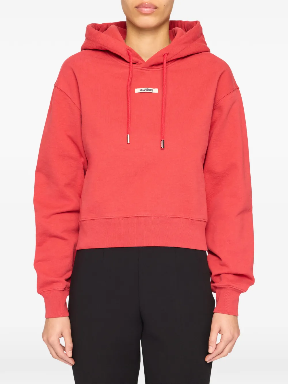 Jacquemus gros grain hoodie - Rot