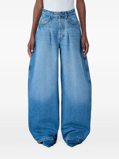 Jacquemus jean The Ovalo de Nîmes à taille haute