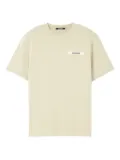 Jacquemus Gros Grain logo-patch T-shirt - Green