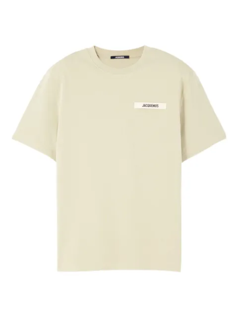 Jacquemus Gros Grain T-Shirt mit Logo-Patch