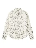 Jacquemus Le Simon ML leaf-print button-up shirt - Neutrals