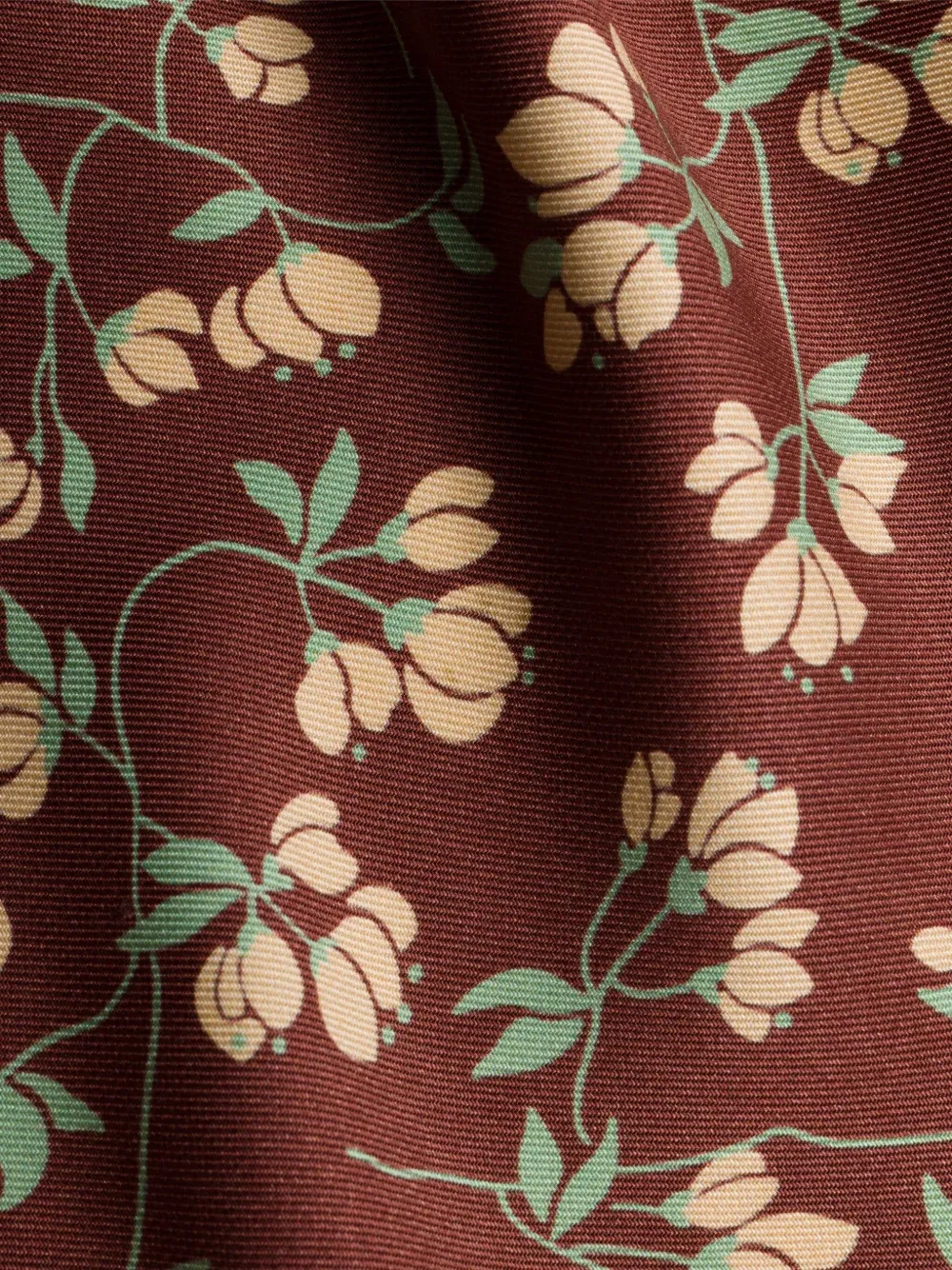 Prada Sjaal met bloemenprint Blauw
